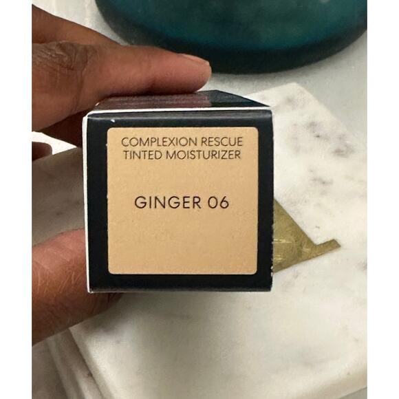 BareMinerals NIB Mini Complexion Rescue Tinted Moisturizer 0.5 fl oz Ginger 06 - Picture 2 of 7